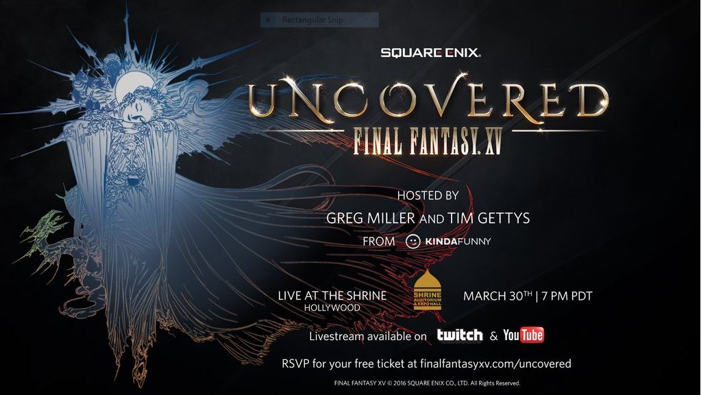 uncovered FFXV