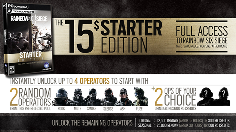 rainbow six siege now offers a budget priced starter edition 146497491792