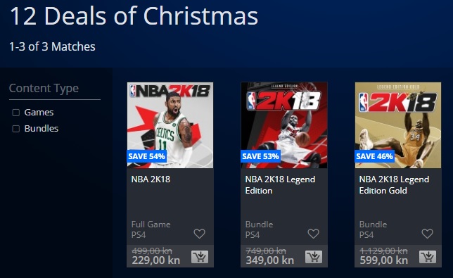 NBA 2K18 PlayStation Store