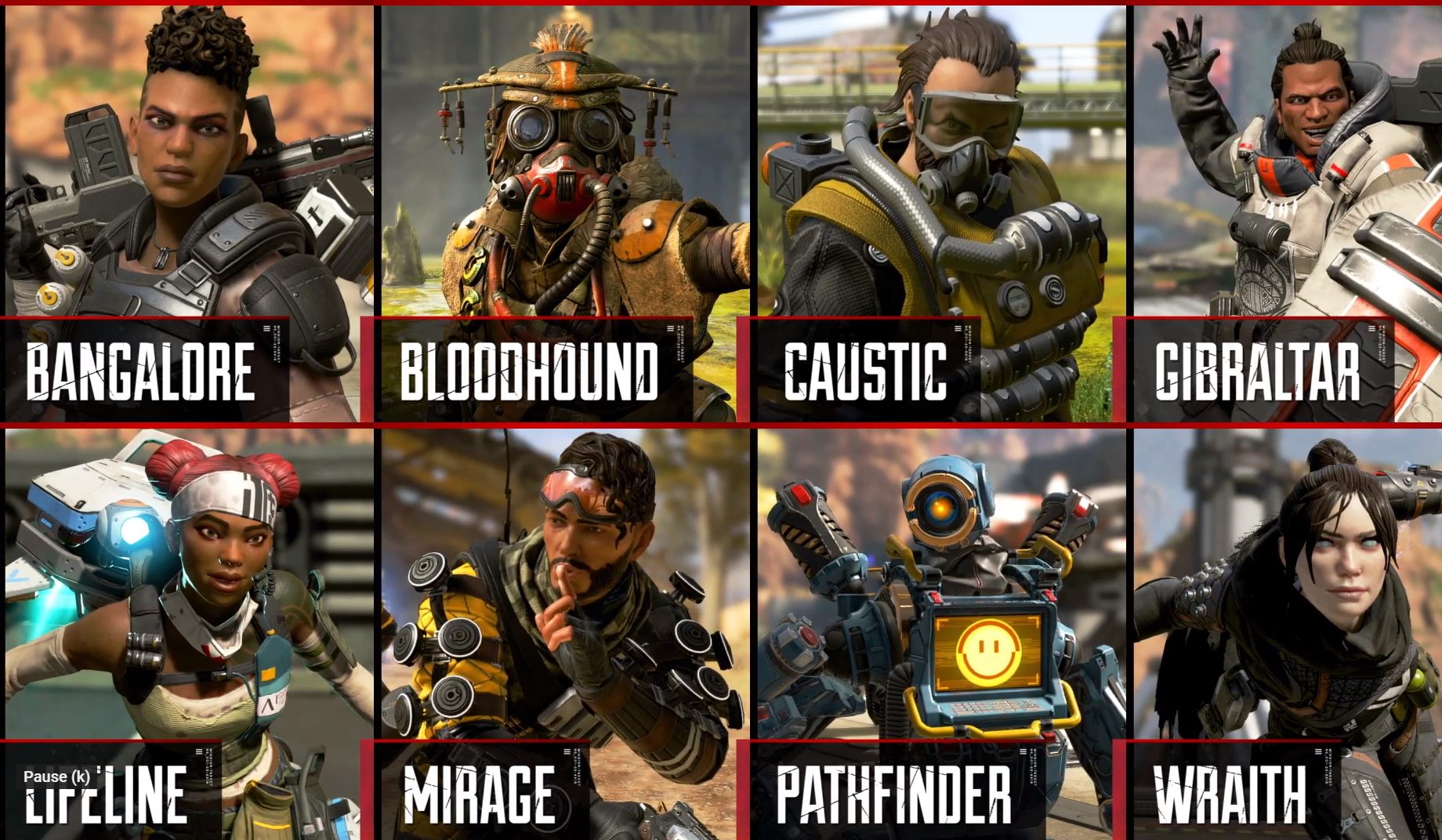 legend characters apex legends roster