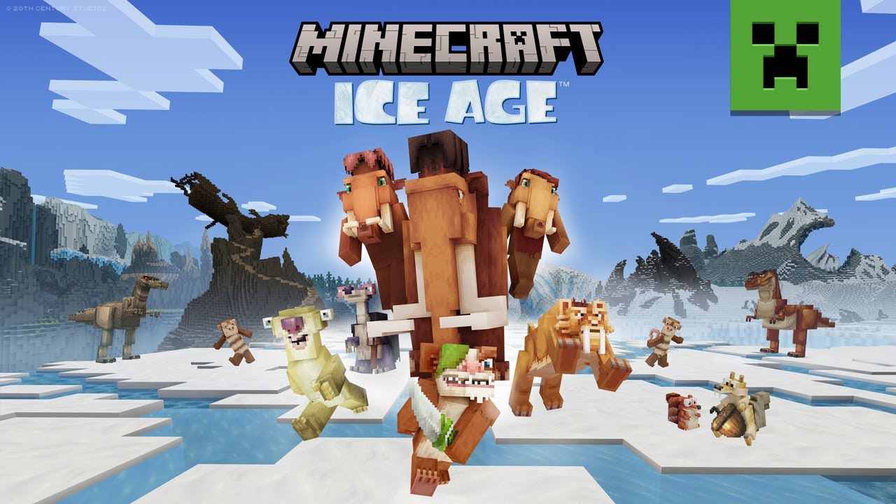 U Minecraft je stigao Ice Age DLC sa skinovima i lokacijama iz filmova